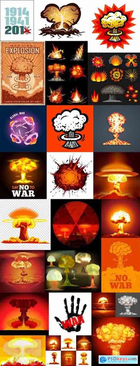 Nuclear explosion radiation flash 25 EPS