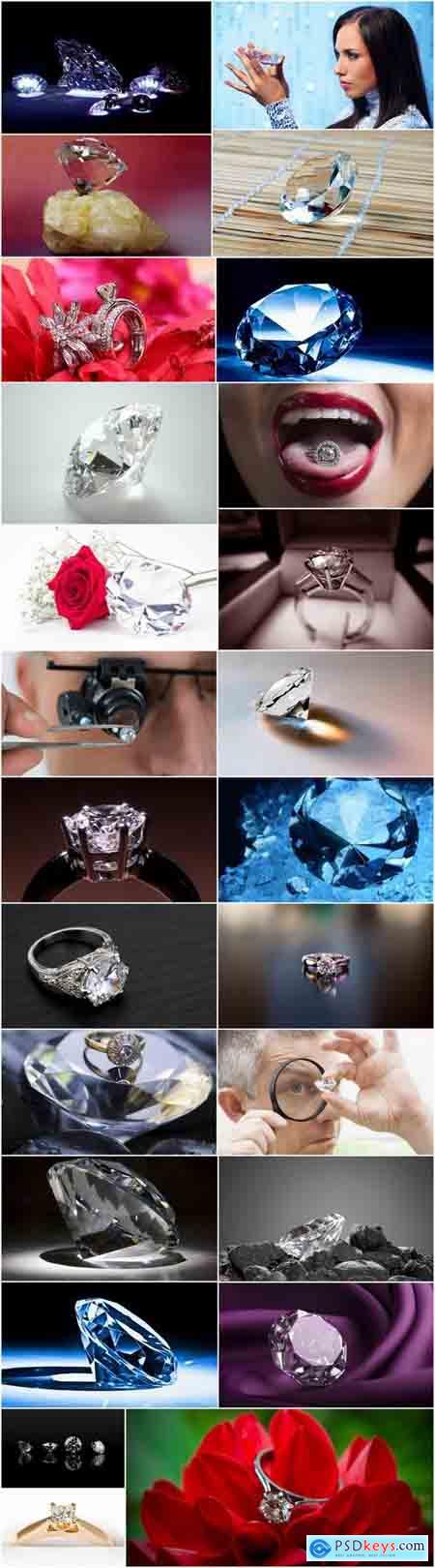 Diamond brilliant gem jewelry ring frame 25 HQ Jpeg