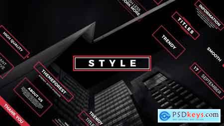 Videohive Trendy Titles Free
