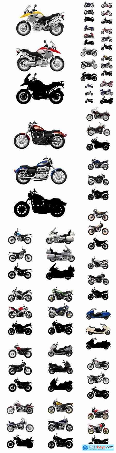 Motorcycle sport bike chopper motocross bike enduro 25 EPS1
