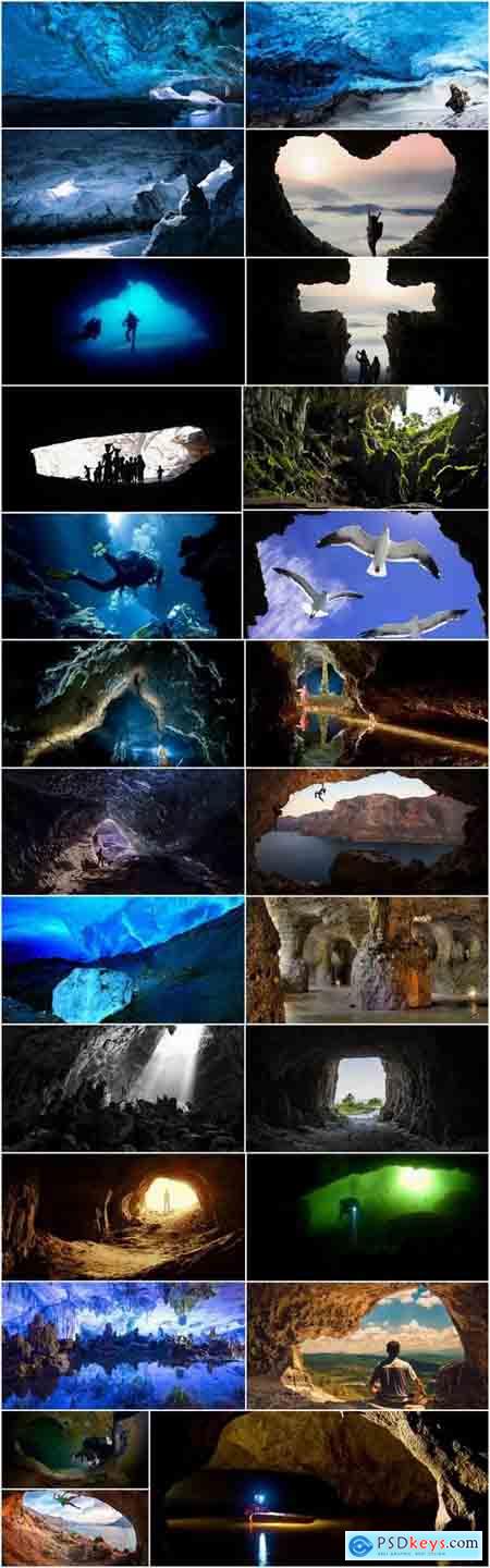 Cave Grotto groove rock stone mountain caver 25 HQ Jpeg