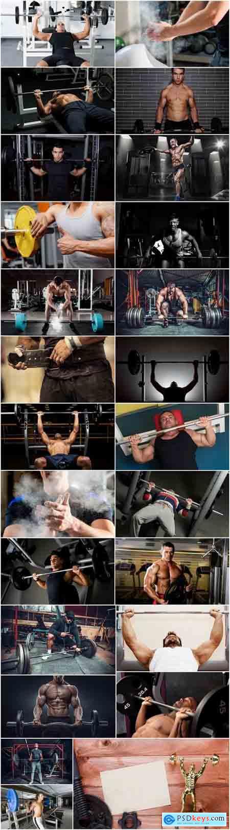 Weightlifter Rod gym bench sports equipment 25 HQ Jpeg