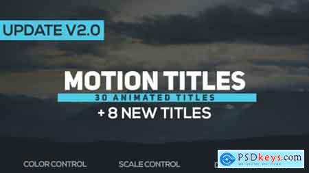 Videohive Motion Titles v2 Free