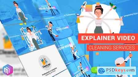 Videohive Edit Explainer Video Cleaning Services Free