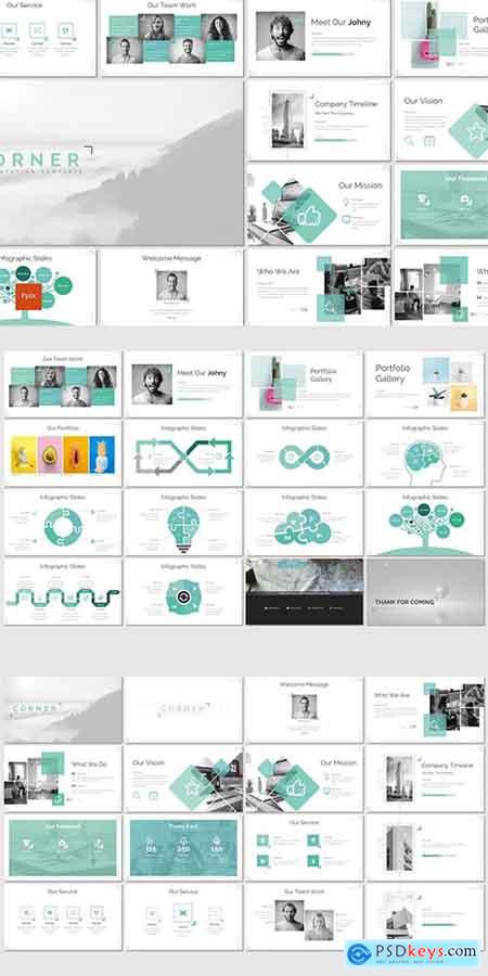 Corner - PowerPoint, Keynote and Google Slides Template