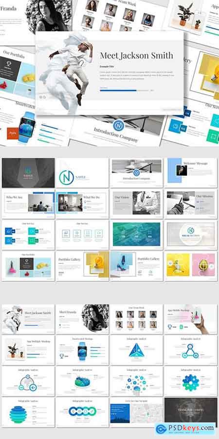 Native - PowerPoint, Keynote and Google Slides Template