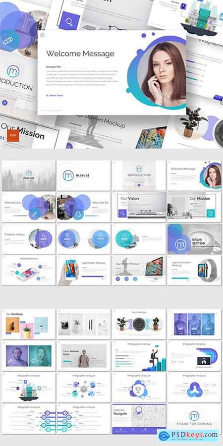 Marval - PowerPoint, Keynote and Google Slides Template