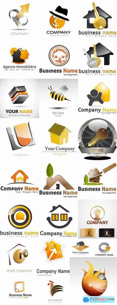 Picture vector logo illustration of the business campaign 35-25 eps