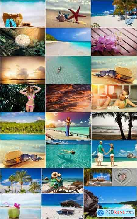 Vacation tourism holiday island beach sea ocean sky sunset tree 25 HQ Jpeg