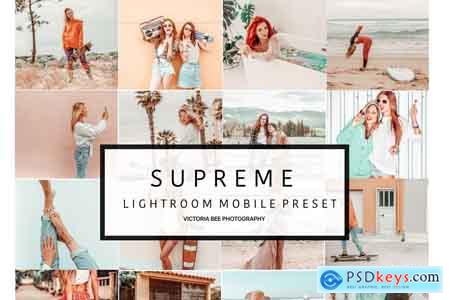 Creativemarket 5 Mobile Lightroom presets SUPREME