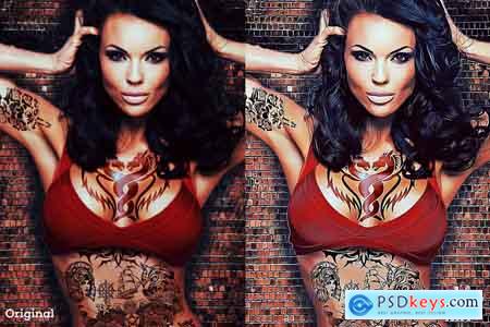 Creativemarket Digital Vector Art Photoshop Action