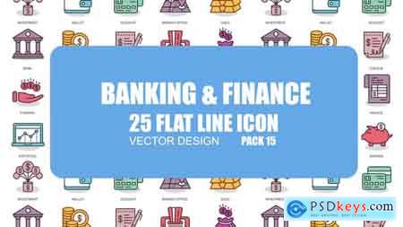 Videohive Banking And Finance - Flat Animation Icons Free