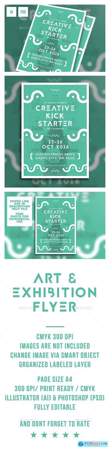 Graphicriver Art & Exhibition Flyer