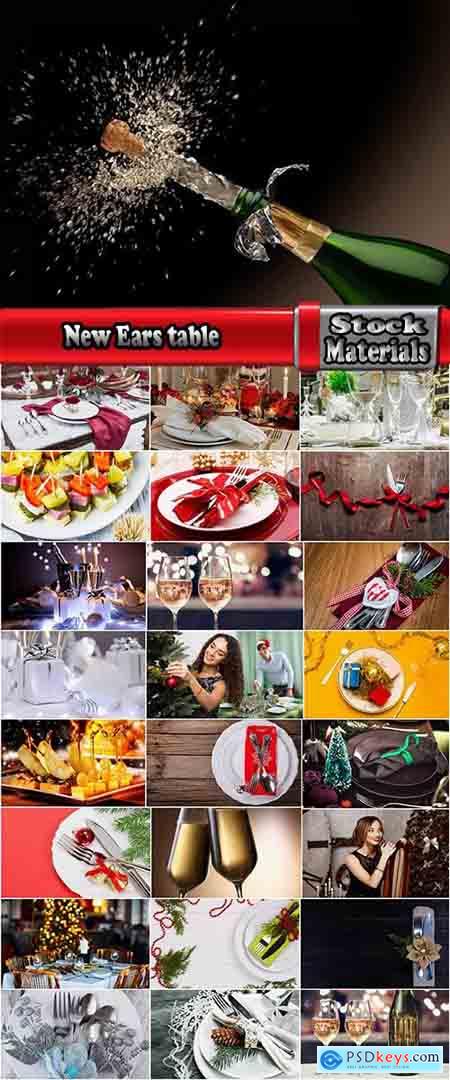 New Ears banquet table cutlery gala dinner champagne 25 HQ Jpeg