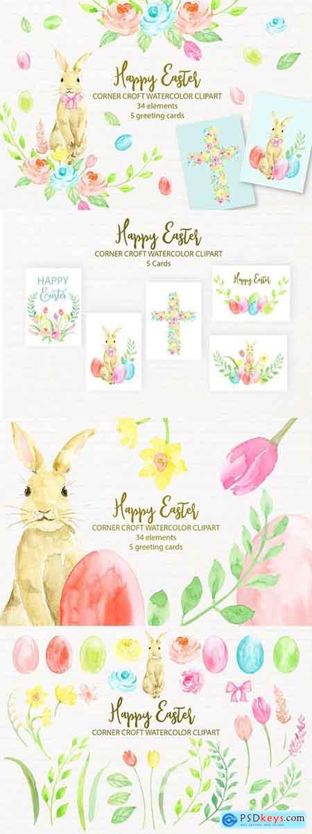 Happy Easter Cards and Illustration