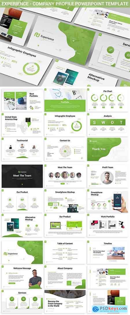 Experience - Company Profile Powerpoint Template