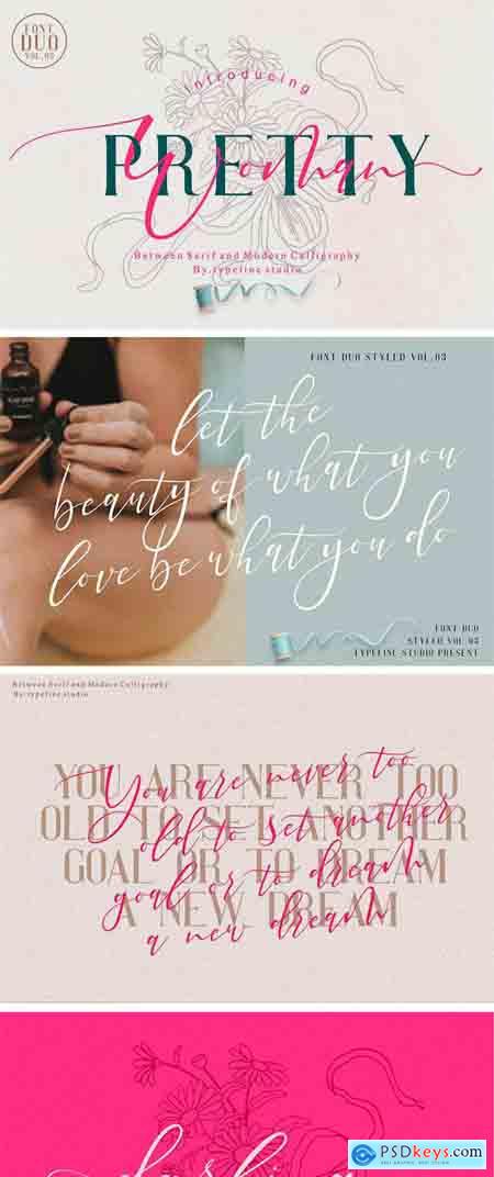  CM - Pretty Woman || Couple Font Duo 3528917 