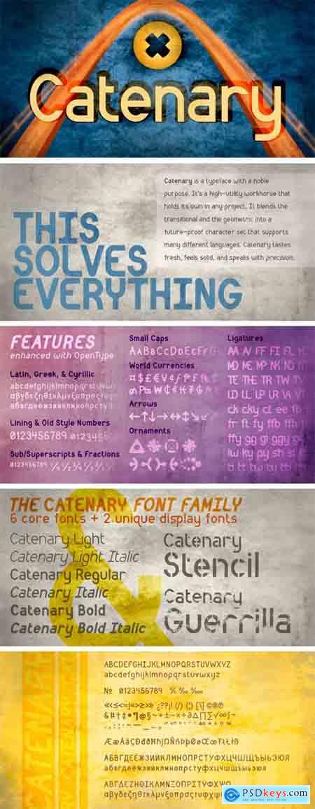 Catenary Font Family