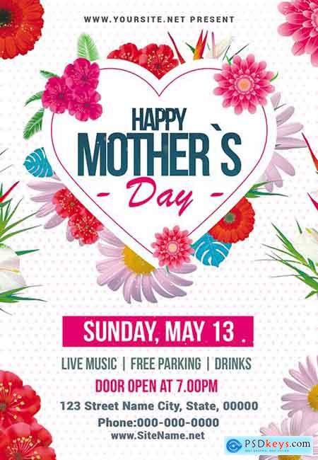Mothers Day Lunch Flyer Psd Template Free Download Photoshop Vector Stock Image Via Torrent Zippyshare From Psdkeys Com