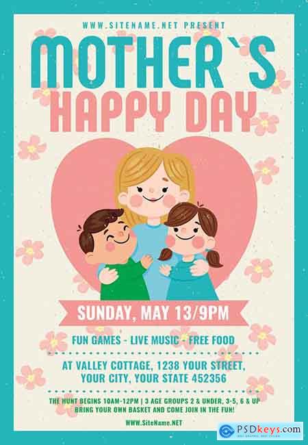 Mothers Day Brunch Flyer - Psd Template