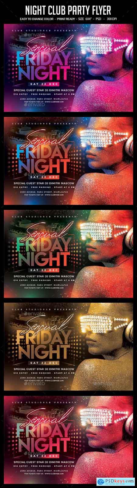 Graphicriver Night Club Party Flyer