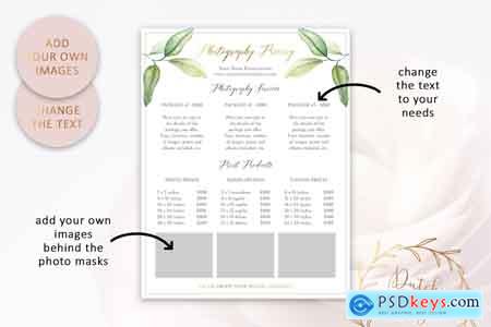Creativemarket PSD Photography Pricing Guide #10