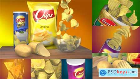Videohive 3D Chips Commercial Free
