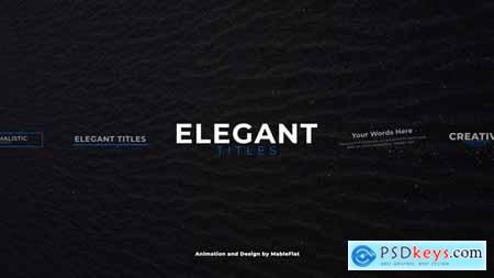 Videohive Elegant Titles Free