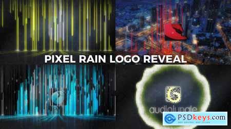 Videohive Pixel Rain Logo Reveal Free