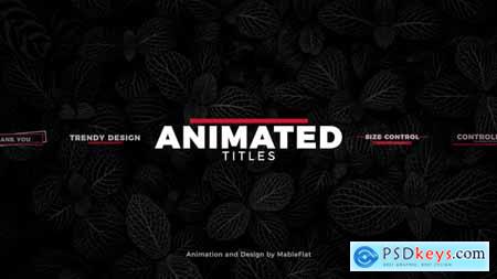 Videohive Animated Titles Pack Free