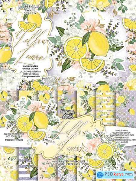 Yellow Lemon design