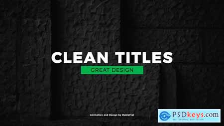 Videohive Simple Titles Free