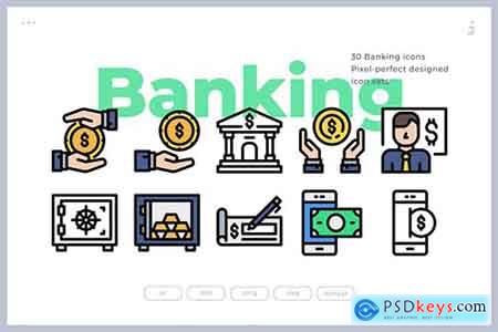 30 Bank and Finance Icons