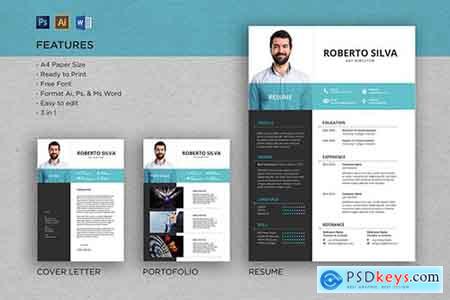 Professional CV And Resume Template Roberto