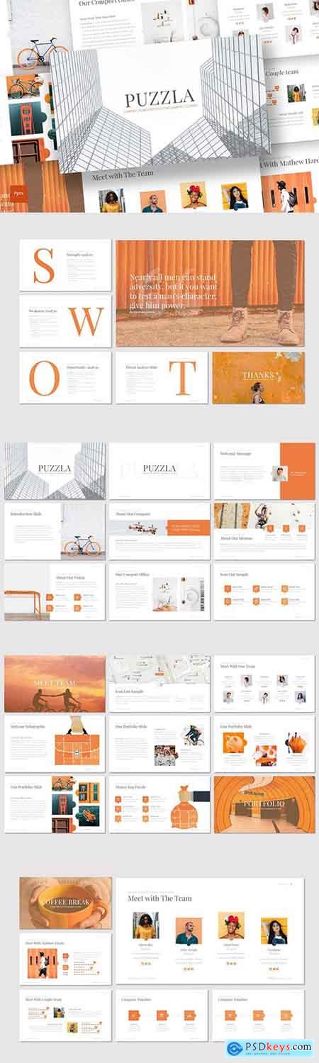 Puzzla - Powerpoint Keynote and Google Slides Templates