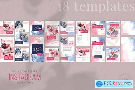 Creativemarket Instagram Stories and Posts Template