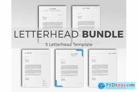 Thehungryjpeg Letterhead Bundle with MS Word