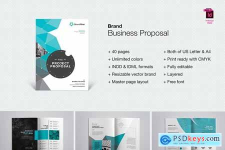 Creativemarket Business Proposal Bundle 15 in 1
