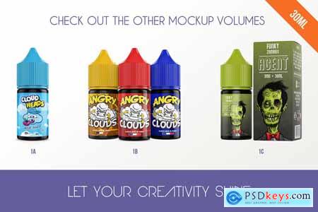 Creativemarket eLiquid Bottle Mockup v. 2B