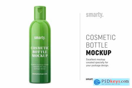 Creativemarket Glossy cosmetic bottle mockup