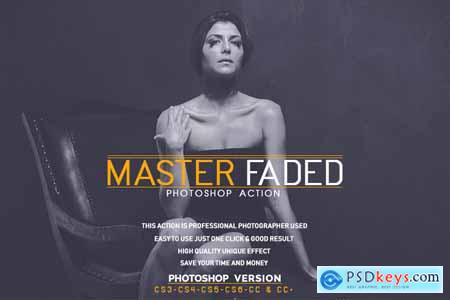 Creativemarket Master Faded Photoshop Action