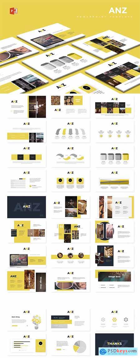 Anz - Powerpoint Keynote and Google Slides Templates
