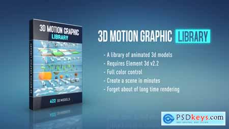Videohive 3D Motion Graphic Library