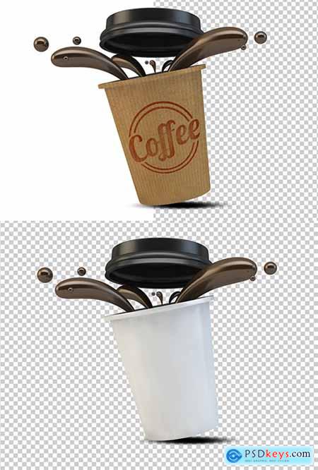 Takeout Coffee Cup Mockup
