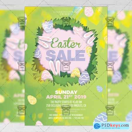 Easter Sale 2019 Flyer - Seasonal A5 Template