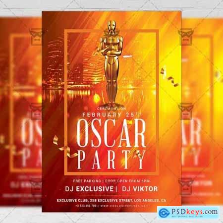 Oscar Party Flyer - Club A5 Template