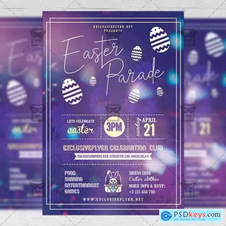 Easter Parade Flyer - Seasonal A5 Template