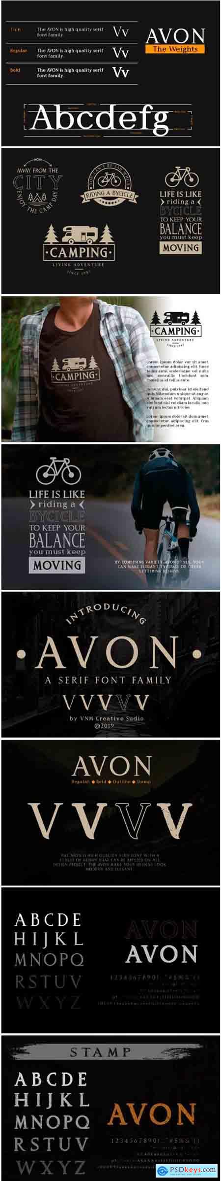 Avon Font