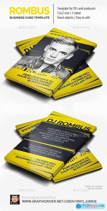 Rombus - DJ Business Card