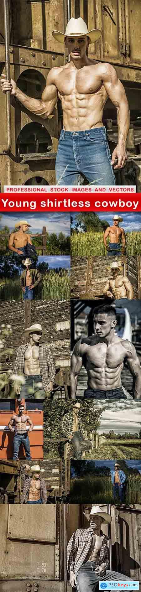 Young shirtless cowboy - 12 UHQ JPEG